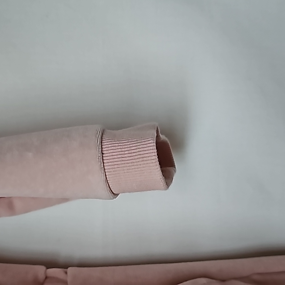 GYMBOREE | Pale Pink Velvet Long-Sleeve Jumpsuit with Pockets - Picture 8 of 12
